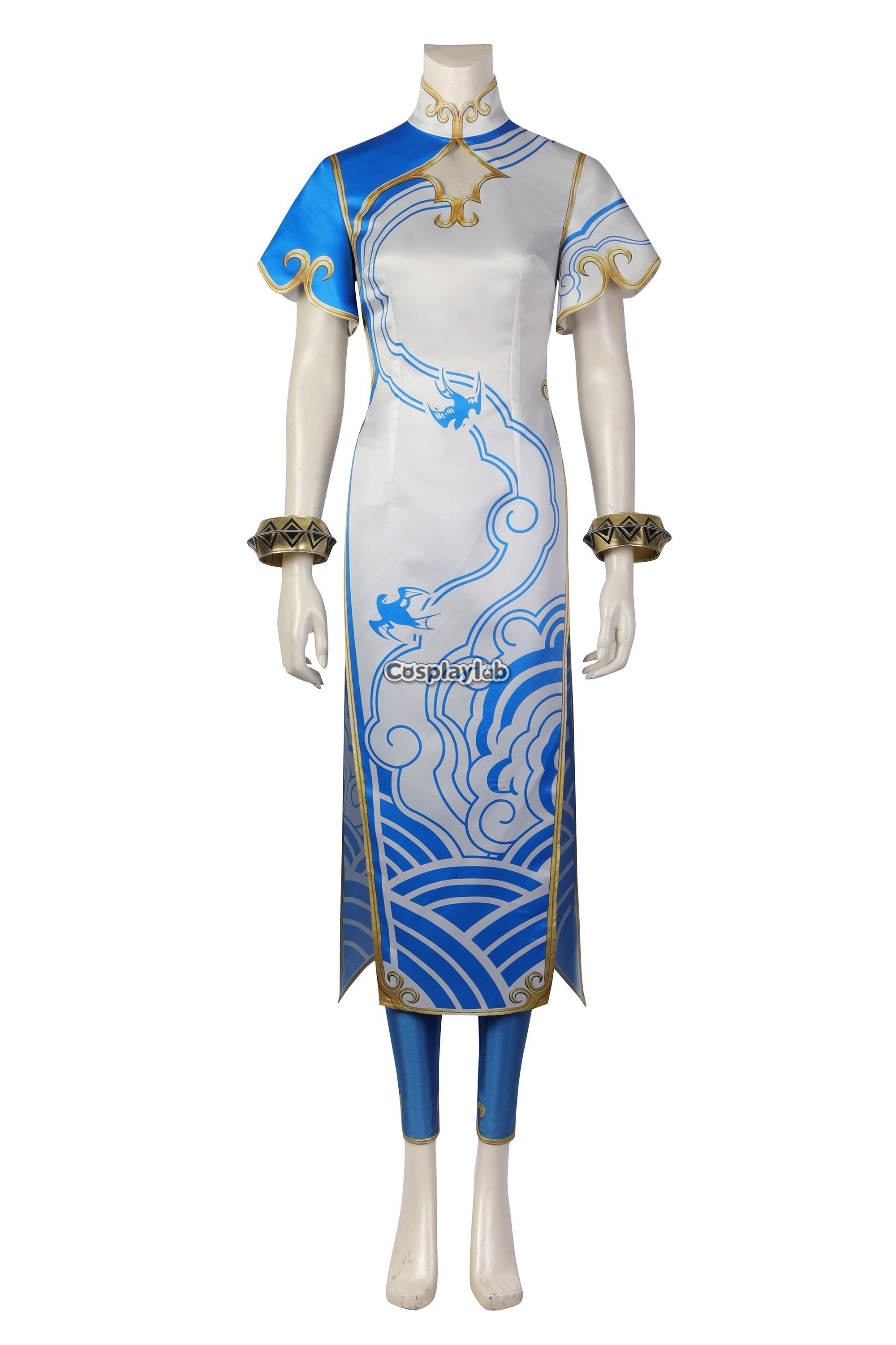 Street Fighter Chun Li Cheongsam Cosplay Costume