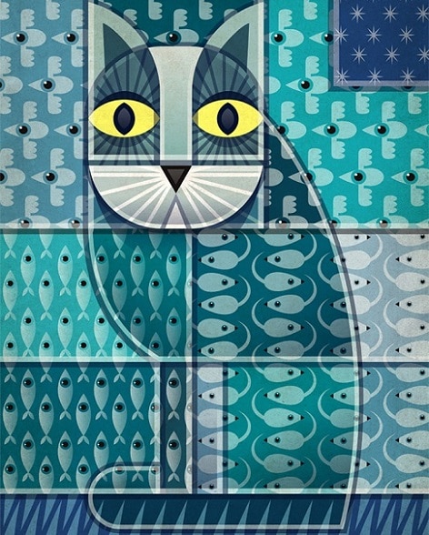 

Cat on Wall – Paint By Numbers - 40*50CM, 501 Original