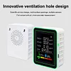 6 In 1 Air Quality Monitor PM2.5 CO2 HCHO TVOC Detector for Warehouse Laboratory