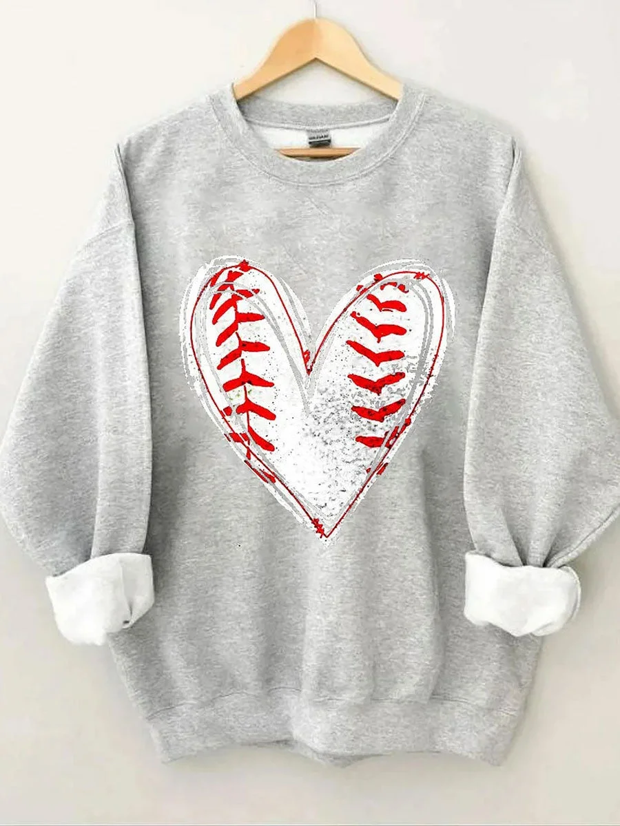 Baseball Heart Seatshirt