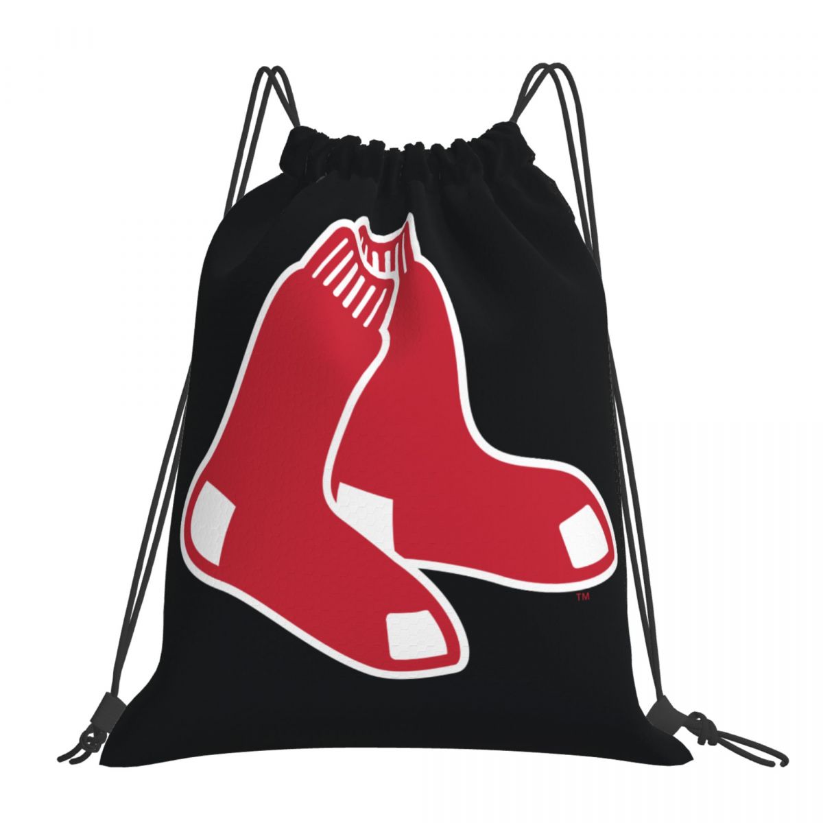 Boston Red Sox Primary HangingSocks Foldable Sports Gym Drawstring Bag