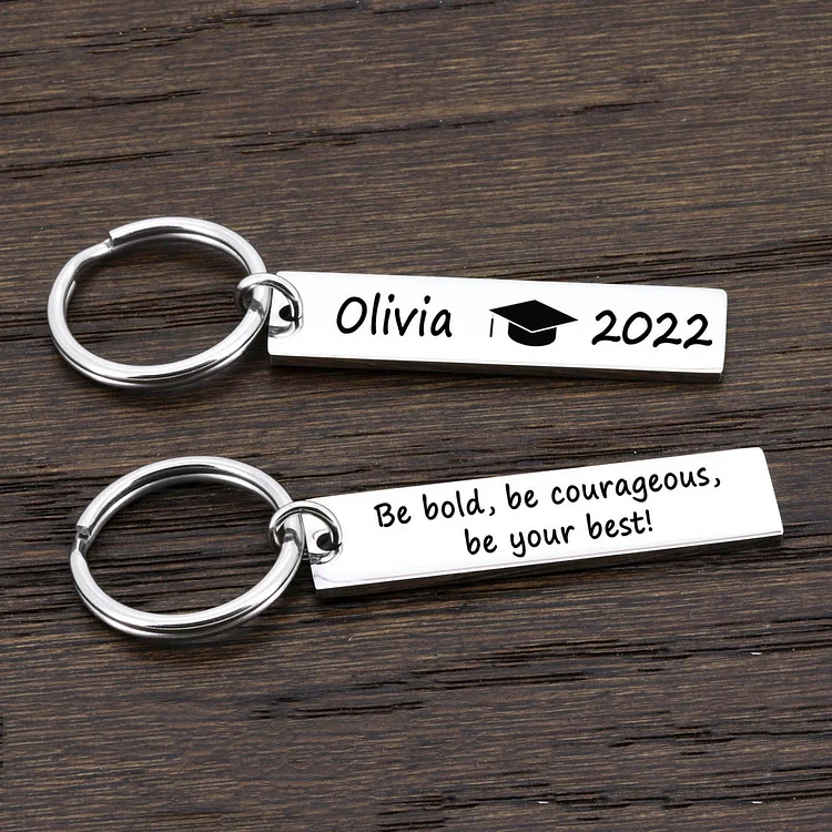 Personalized Class of 2022 Keychain Be Your Best Keyring Graduation Gift