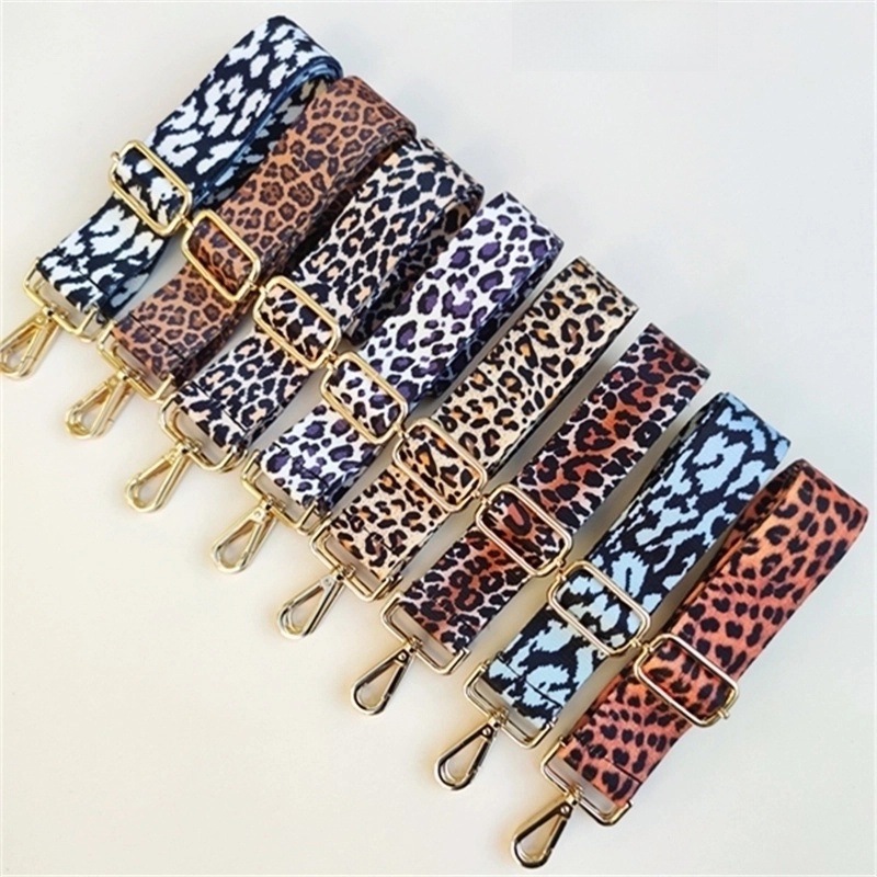 New Leopard Print Wide Shoulder Luggage Accessories Strap