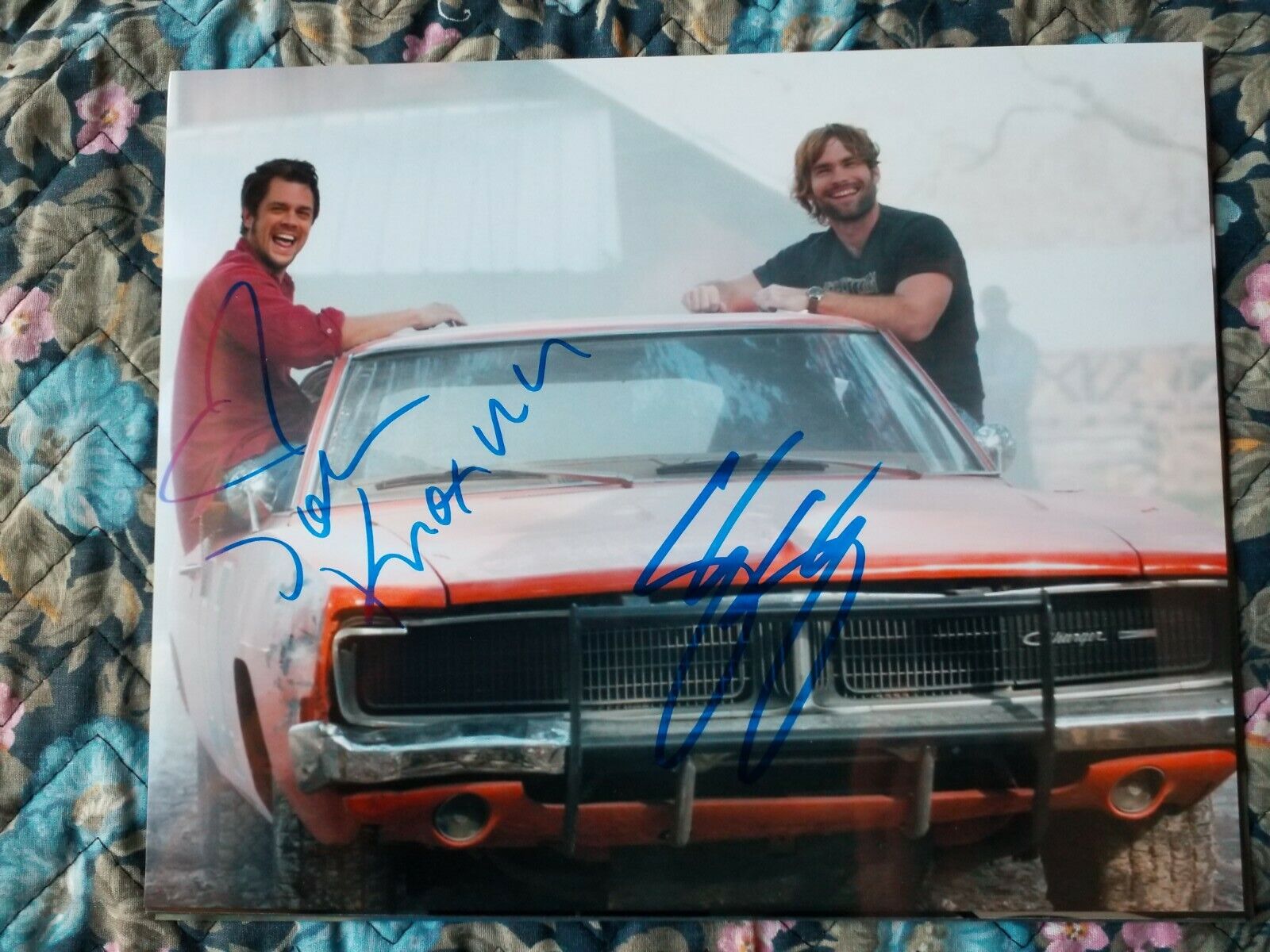 Seann William Scott & Johnny Knoxville SIGNED 8x10 Photo Poster painting Dukes of Hazzard Auto