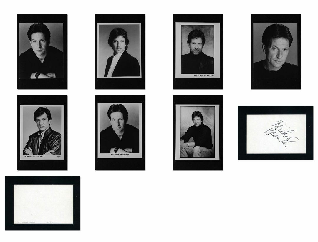 Michael Brandon - Signed Autograph and Headshot Photo Poster painting set - Doctor Who