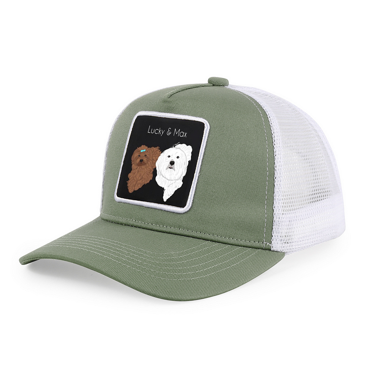 Custom Pet Hat Personalized Dog Hat Pet Patch Trucker Hat