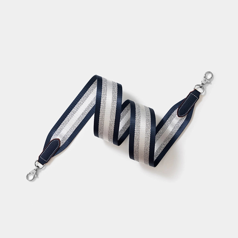 Cowhide Leather Wax Line Stripe Bag Strap