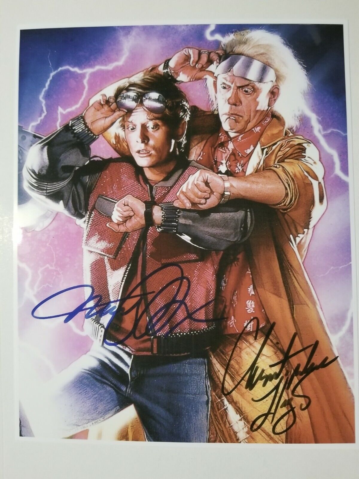 Back to the Future Signed 8x10 Photo Poster painting RP -  Shipping! 80s