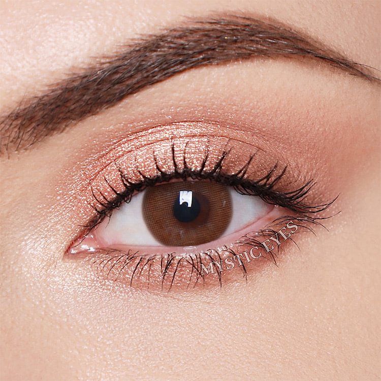 Smokey Tea Colored Contact Lenses
