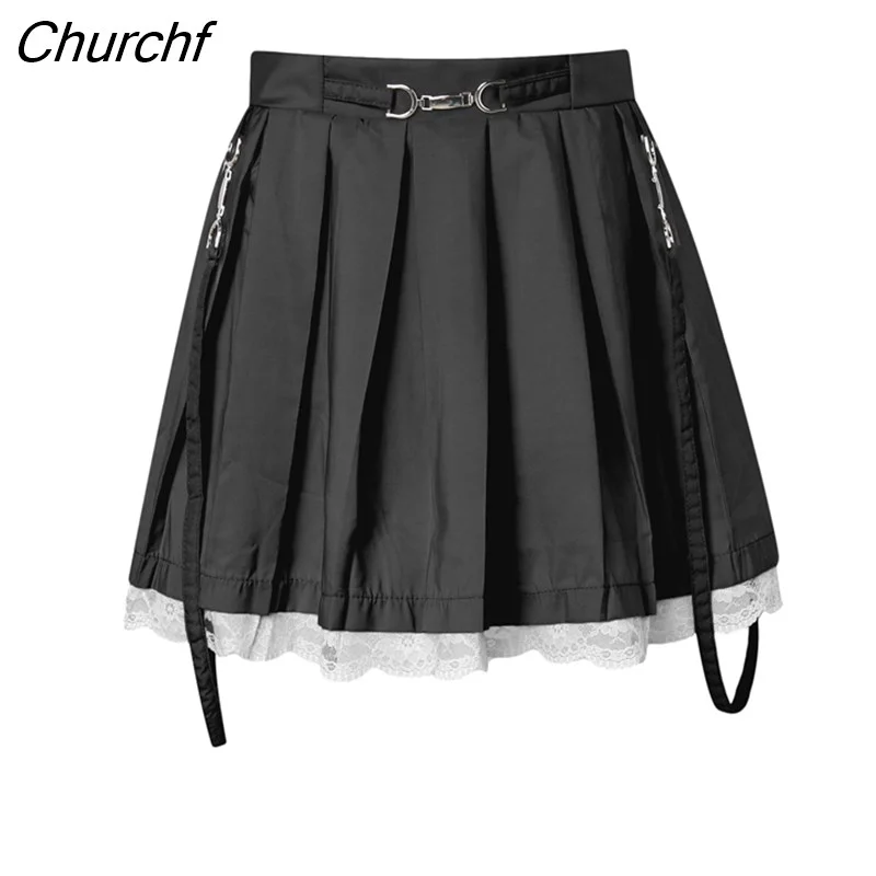 Women Pleated Mini Skirt A Line Summer Skater Skirt Flowy