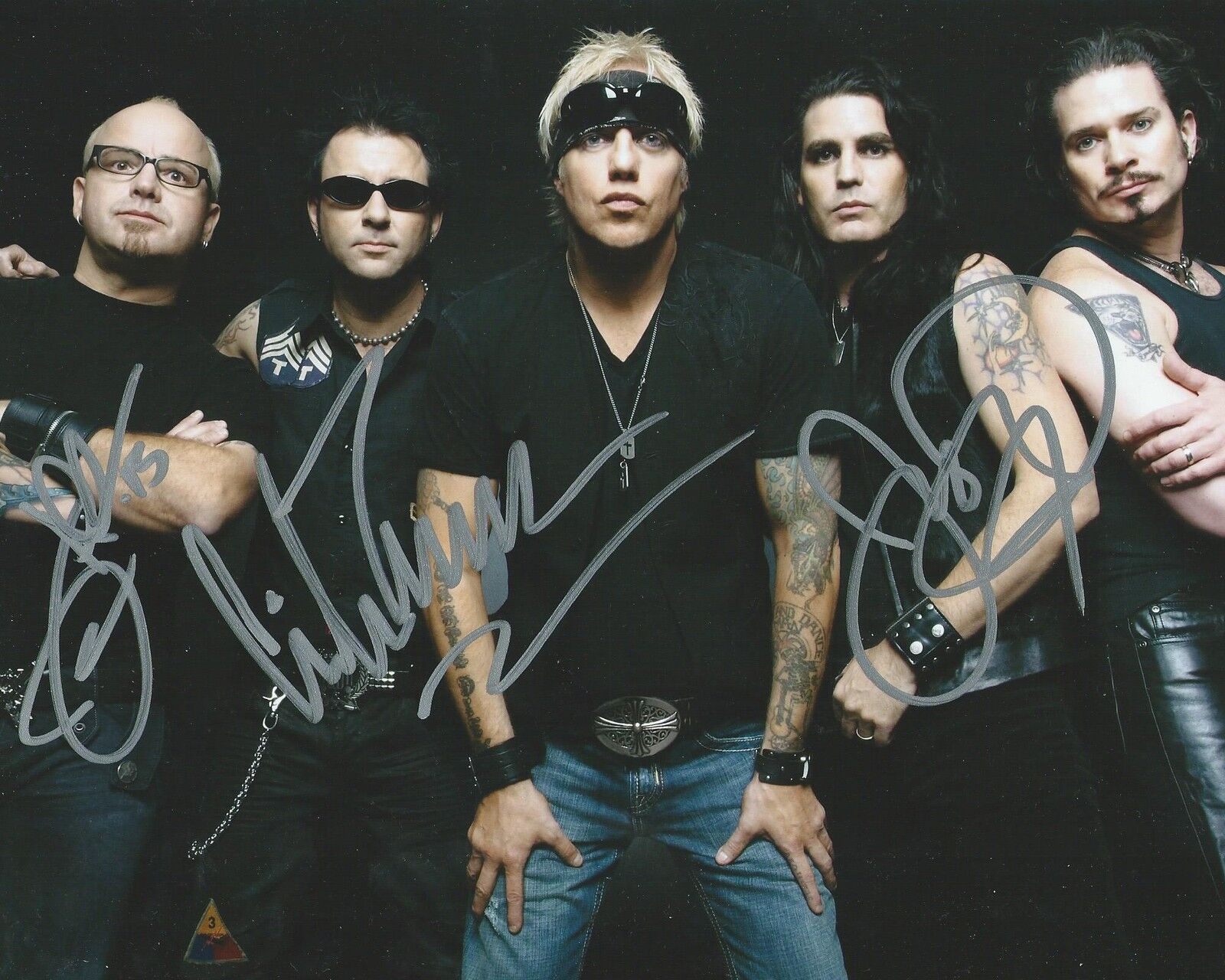 **GFA American Rock Hair Band *WARRANT* Signed 8x10 Photo Poster painting PROOF W6 COA**