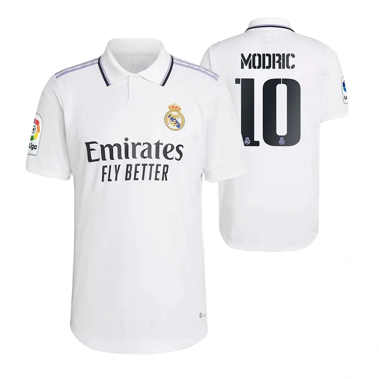 Luka Modrić REAL MADRID #10 AWAY 22/23 KIT W/ CHAMPIONS LEAGUE AND