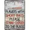 Toilet Rules - Vintage Metal Signs(8*12Inch/12*16Inch) 