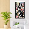 Diamond Painting - Full Round Drill - Cat and Flowers(Canvas|40*70cm)