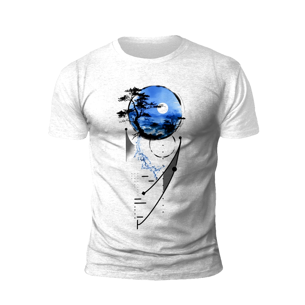 Lunar Bonsai: Tree and Moon Phases T-Shirt
