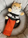 Cat Puppet Wrestler with Protective Sleeve Stuffed Animal Plush Cat Hand Glove Play & Enrichment for Boredom Busting Training and Exercise