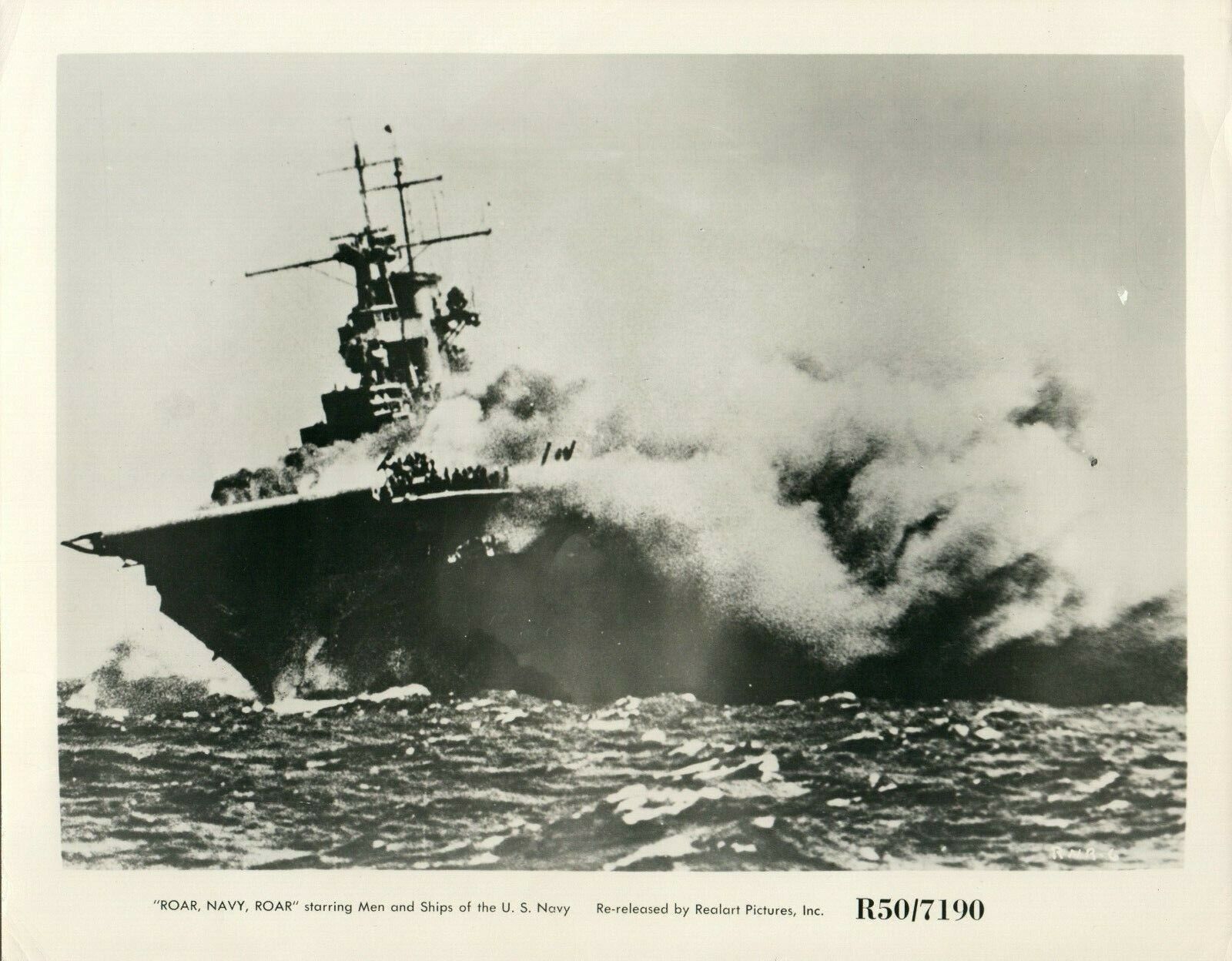 ROAR NAVY ROAR 8x10 Promo Press News Movie Photo Poster painting US NAVY Ship