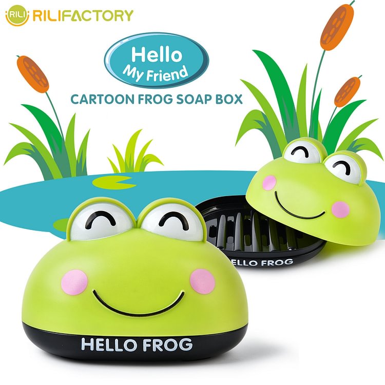 Cartoon Frog Soap Box Rilifactory