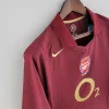 2005-2006 Retro Long Sleeve Arsenal Home Football Shirt 1:1 Thai Quality