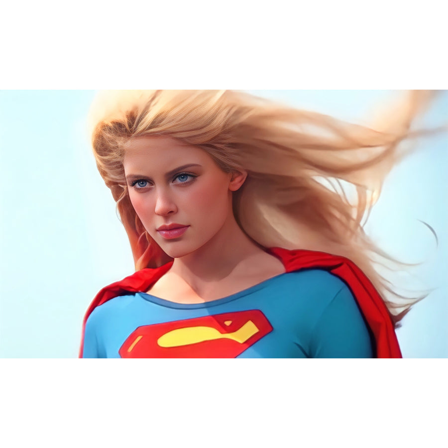 Movie - Supergirl40*50CM(Canvas) Full Round Drill Diamond Painting gbfke