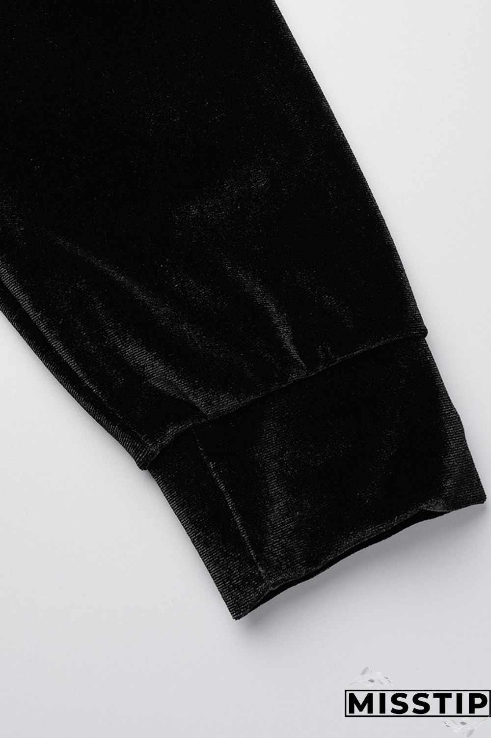 Blue Casual Solid Patchwork Hooded Collar Long Sleeve Three-piece Set