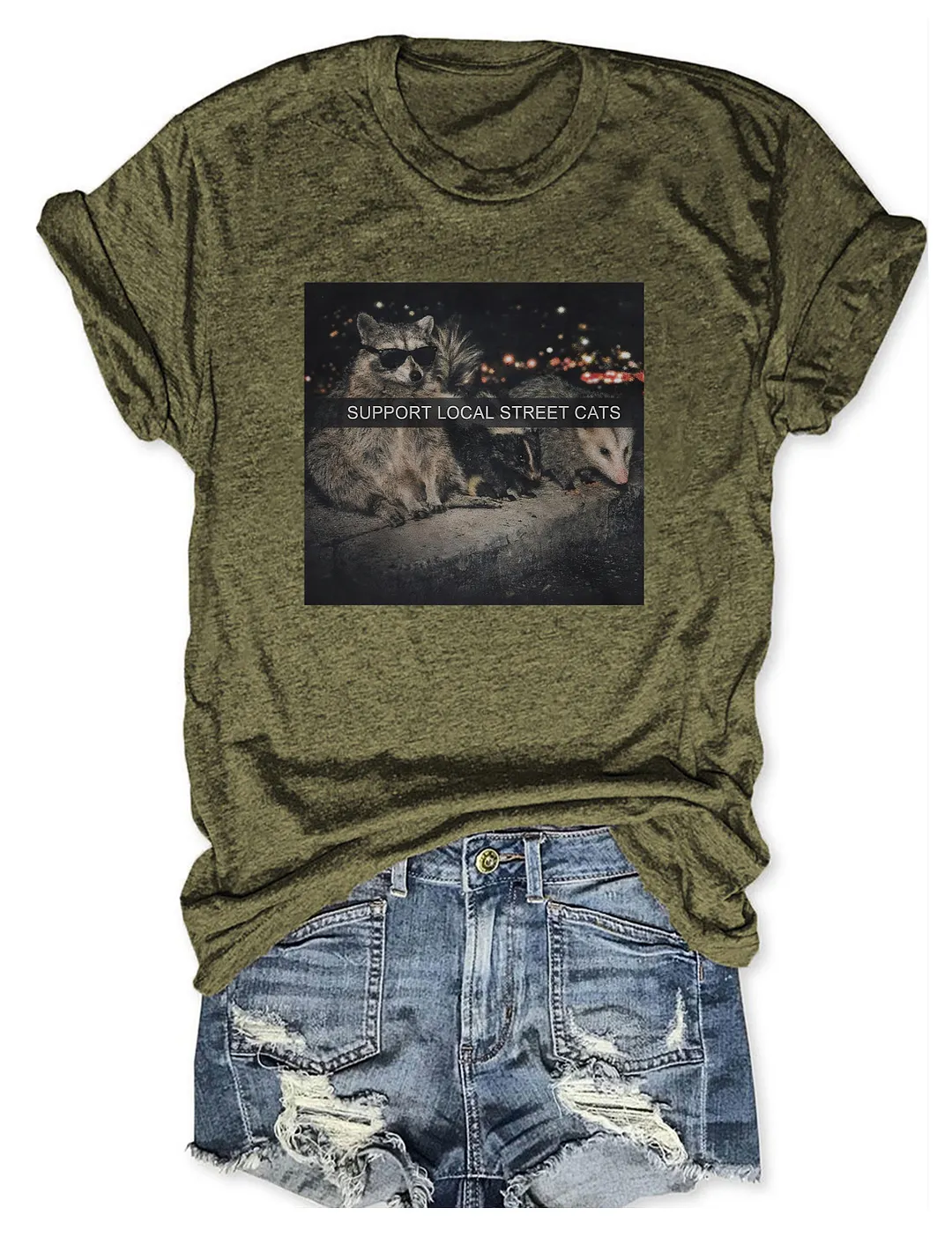 Support Local Street Cats T-shirt