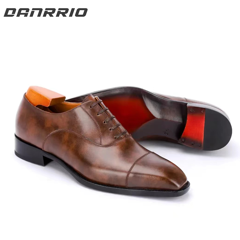 DANRRIO Goodyear Craft Cow Leather Sole Oxford Shoes|Piano Bottom British Style Business Leather Shoes DANRRIO.COM DANRRIO