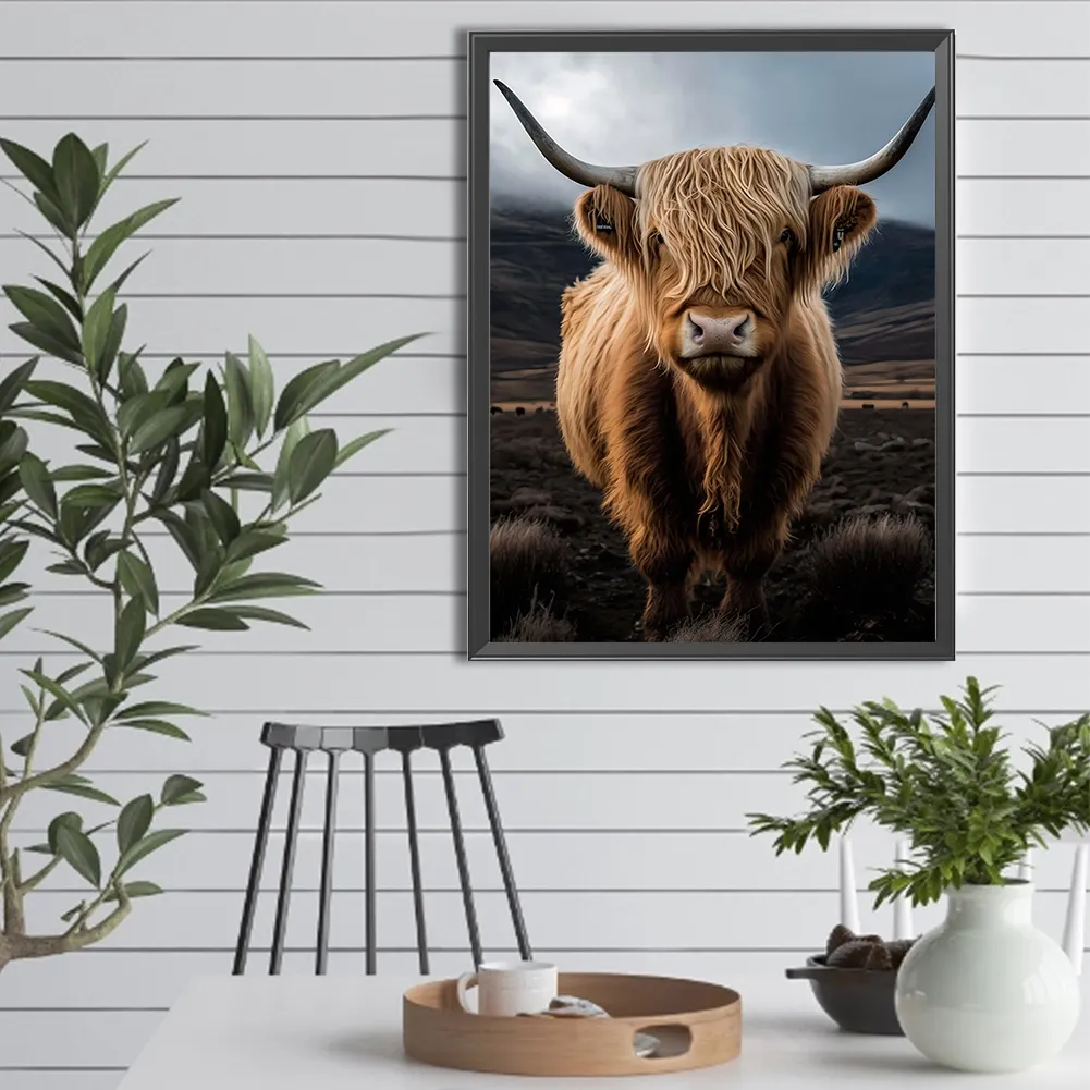 Diamond Painting - Full Round Drill - Highland Yak(Canvas|30*40cm)