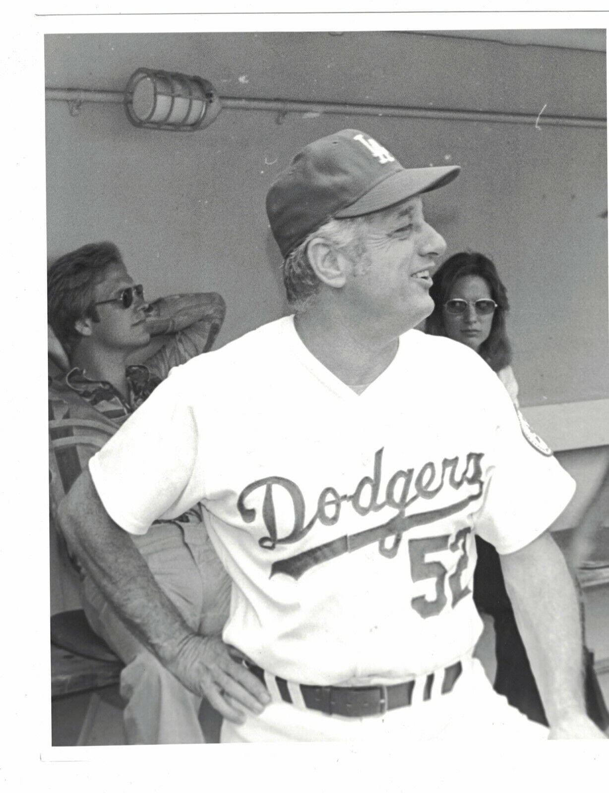 Tommy Lasorda Los Angeles Dodgers 1970's 8x10 Team Issue Baseball Photo Poster painting CH1