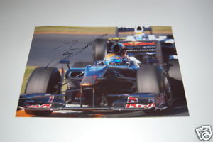 Toro Rosso F1 Photo Poster painting signed by c.