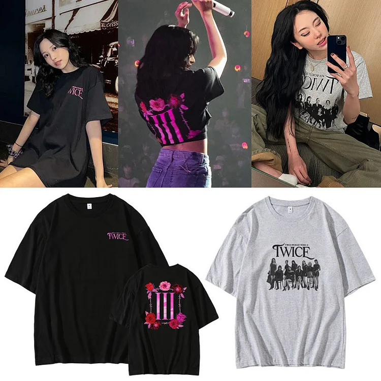 TWICE 4TH World Tour Ⅲ Concert Same T-shirt