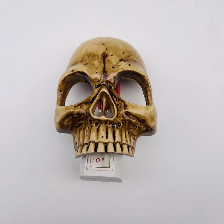 👻Early Halloween Save-49% OFF💀Handcrafted Human Skull Night Light🌙🕯️