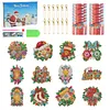 DIY Diamond Mosaic Keychain Christmas Countdown Mystery(Christmas-12pcs)