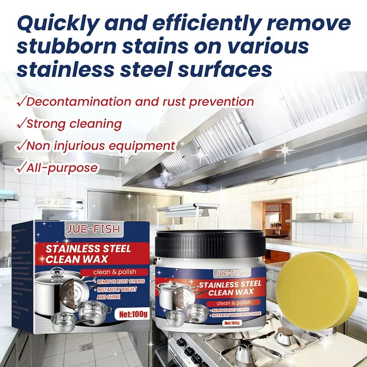Stainless Steel Stain Cleaning Wax