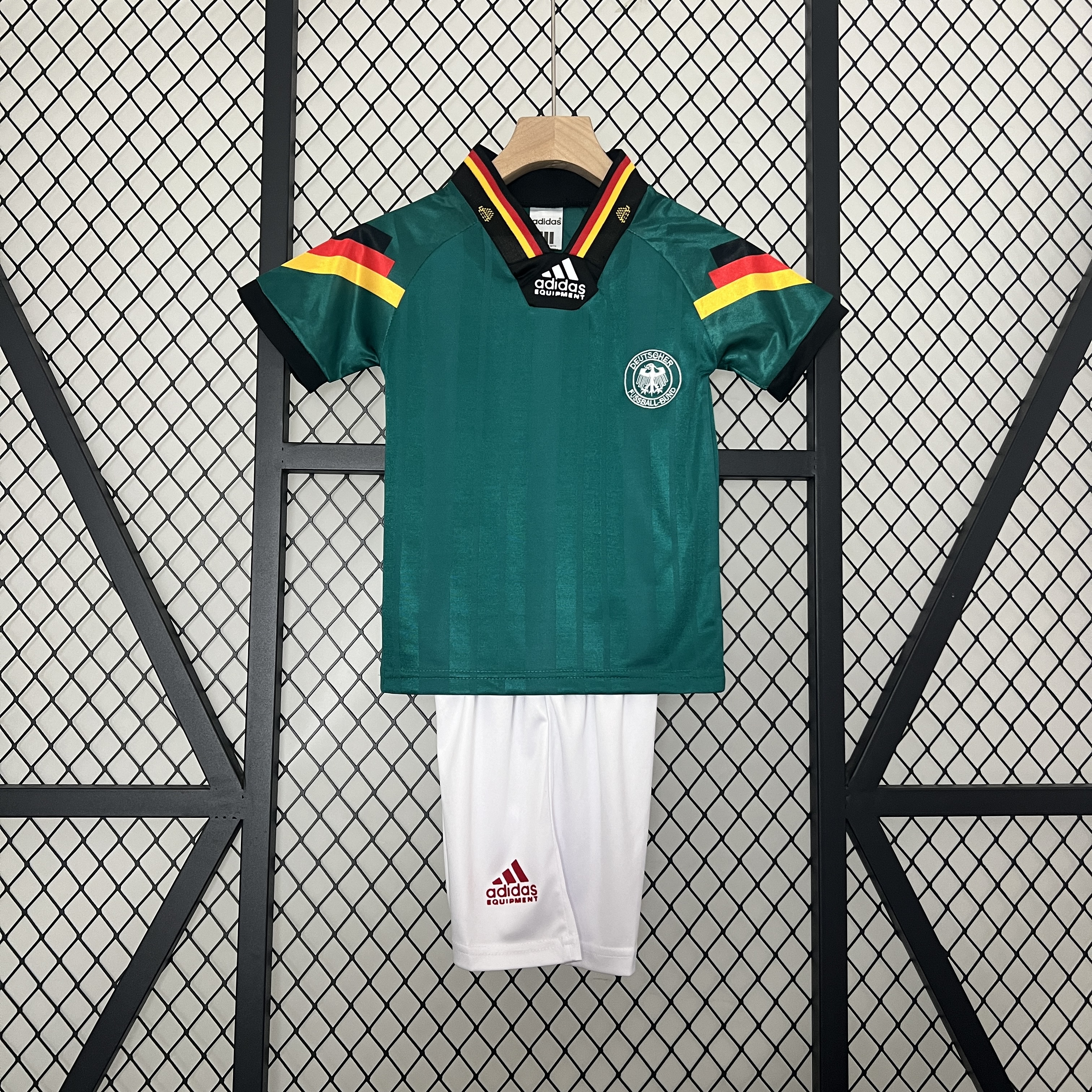 Retro Germany 1992 Away Stadium Kids Kit