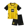 Borussia Dortmund Home Kids Soccer Jerseys Full Kit 2024/25