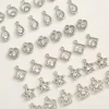 Silver Rhinestone ABS Acrylic Pendants DIY Accessories