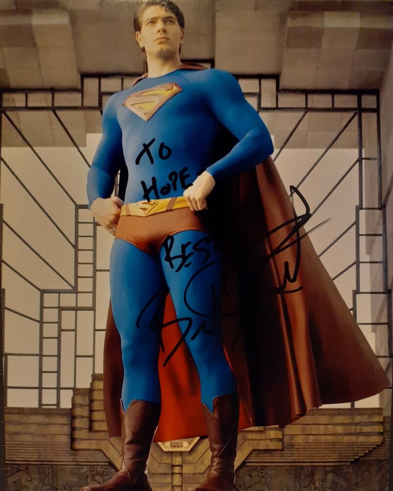 Brandon Routh signed 8x10