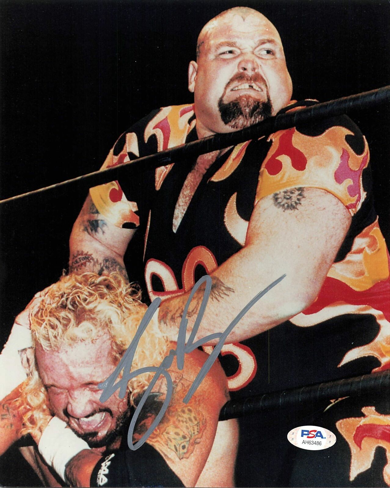 Scott Bam Bam Bigelow signed 8x10 Photo Poster painting PSA/DNA COA WWE Wrestling