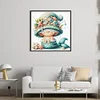 Mermaid Dwarf-14CT Stamped Cross Stitch Egyptian Cotton 60*60cm/23.62*23.62in(Big Size)