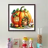 Gnome Hut-Partial 11CT Stamped Cross Stitch Bead Embroidery 36*36cm/14.17*14.17in tapestrymarket