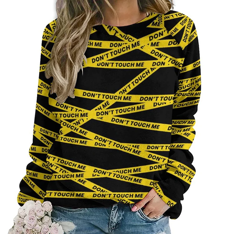 Raglan Round Neck Sweater FONT FASHION customized, personalized, gift