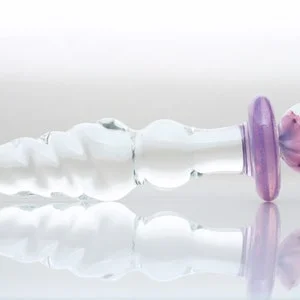 pornhint Pornhint Glass Butt Plug - Lage - Naya - One Of A Kind Mature/adult/anal/sex Toy