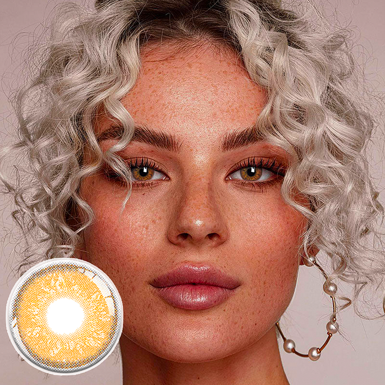 Russian Brown Colored Contact Lenses