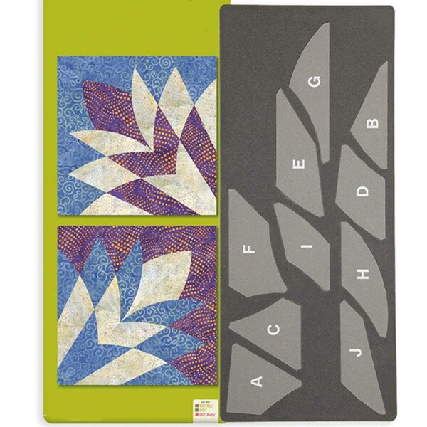 Cleopatra's Fan Quilt & Patchwork Template Set