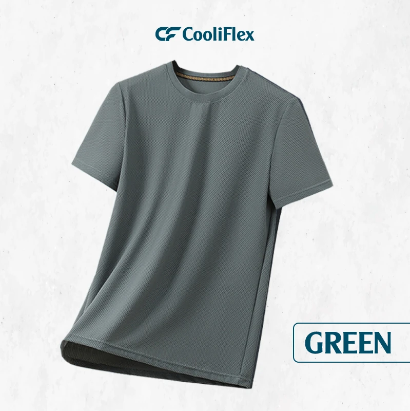 CooliFlex - Breathable Ice Silk Waffle Weave T-shirt 