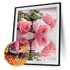 40 * 30CM - Speziell Geformte Diamant Malerei-Rose