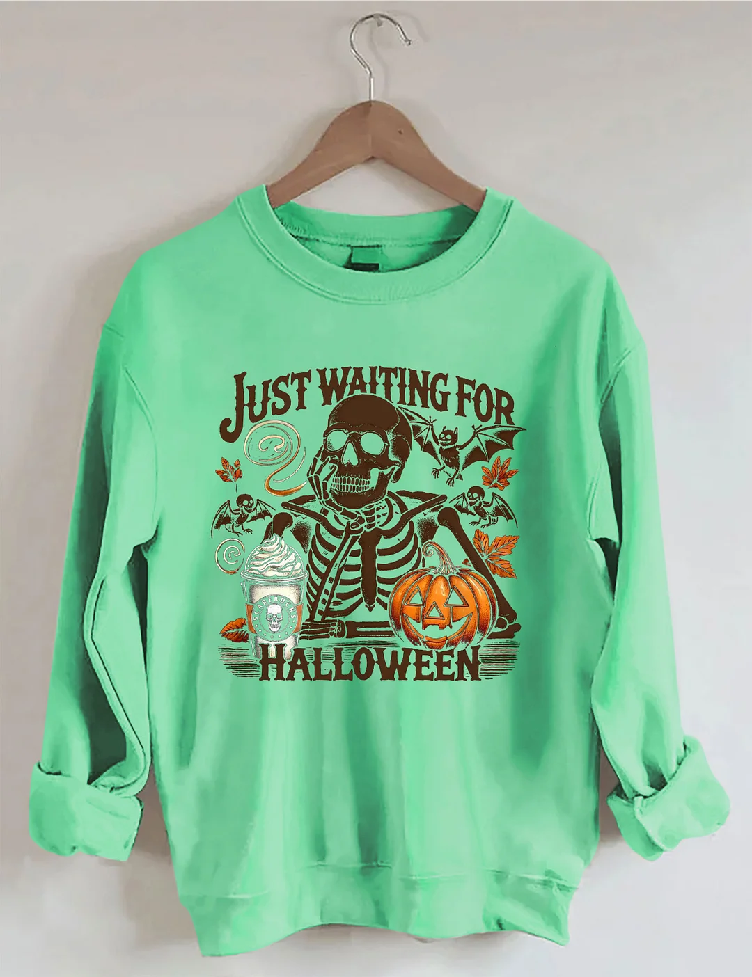 Just Waiting For Halloween Sweatshirt