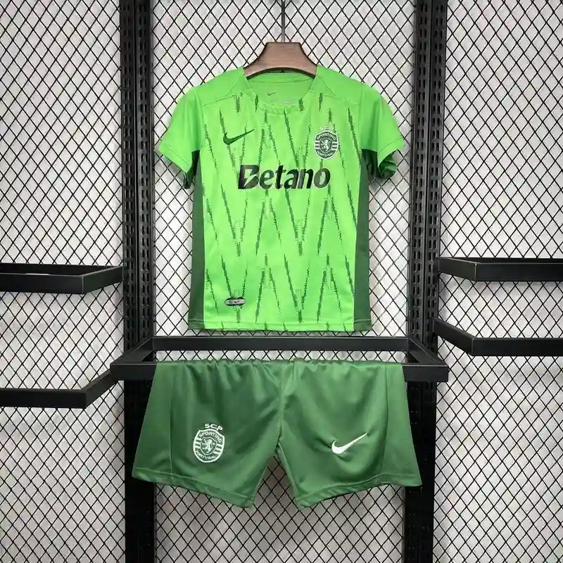 24/25 Kids Sporting Lisbon Soccer Jersey Third Away