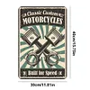 [Grande Taille]Moto - Panneaux en &eacute;tain m&eacute;tallique(30*40cm)